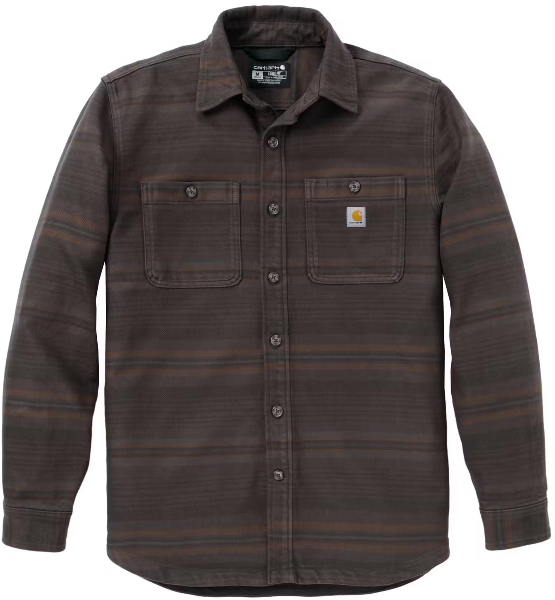 Carhartt Everett Loose LS Plaid Camisa marrón S Figura 1