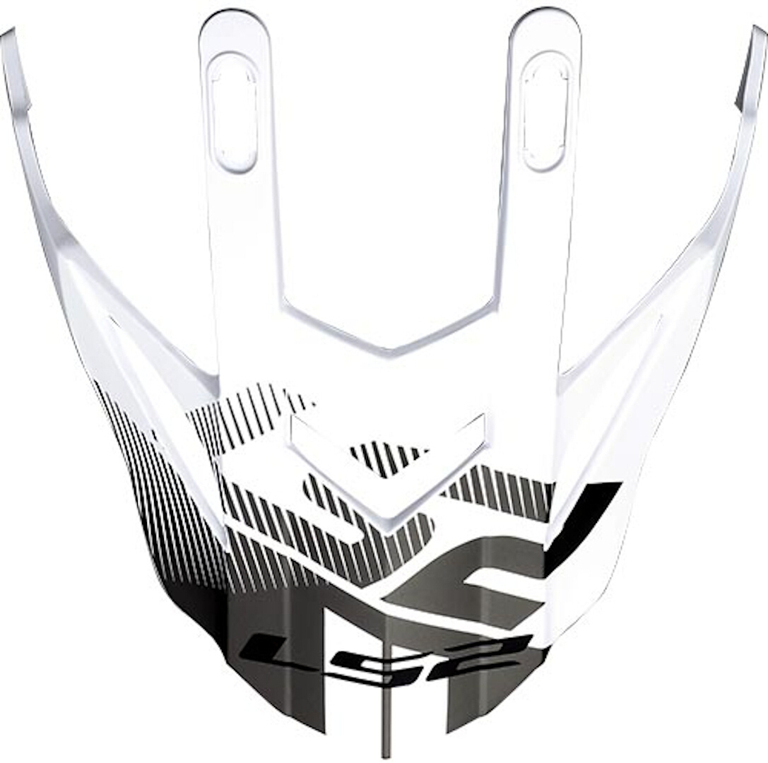 LS2 MX436 Pioneer Hjälm Topp vit/svart Figur 1