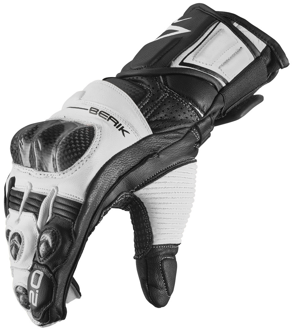 Berik ST-Evo Luvas de motocicleta preto/branco S Figura 4