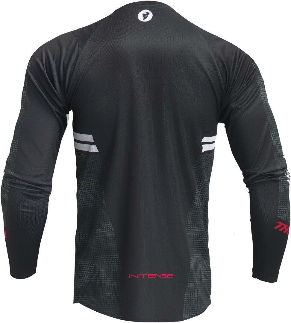 Thor Intense Assist 2023 Longsleeve Bicycle Jersey black/white/red XL Figure 2