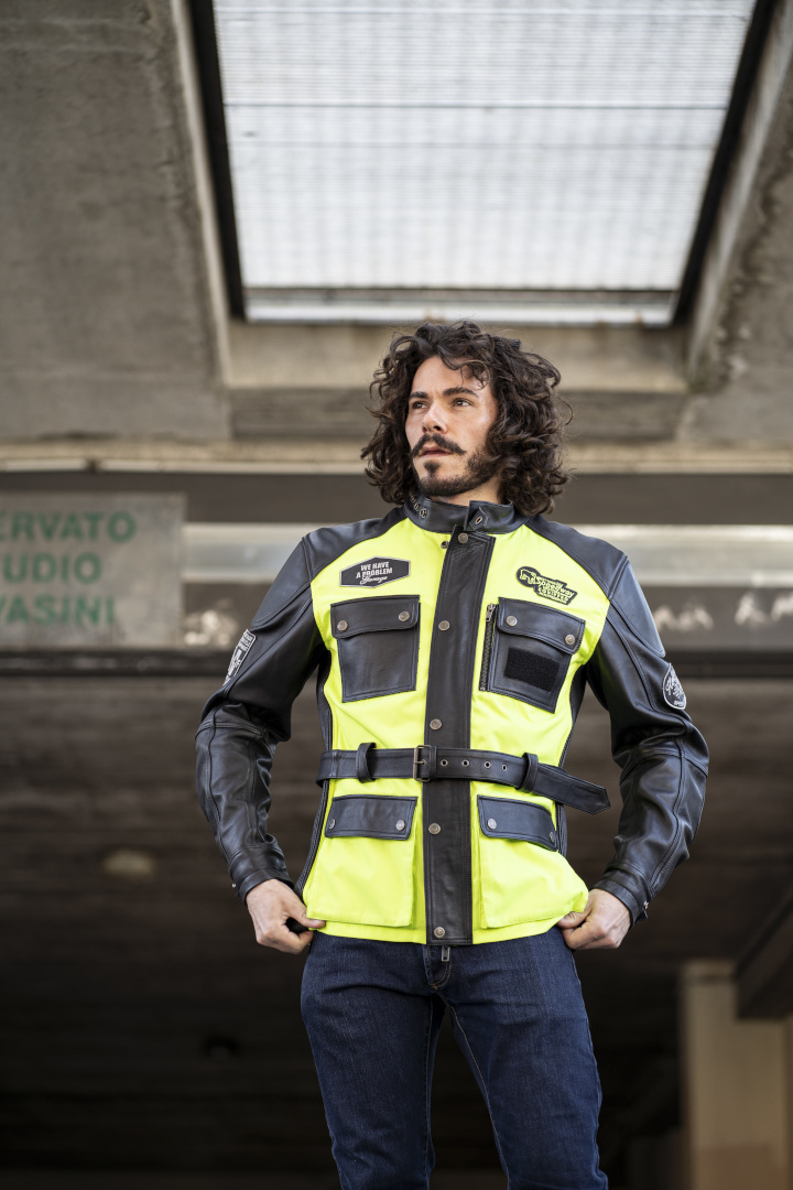 HolyFreedom Quattro Vision Motorcycle Leather/Textile Jacket M Figure 17