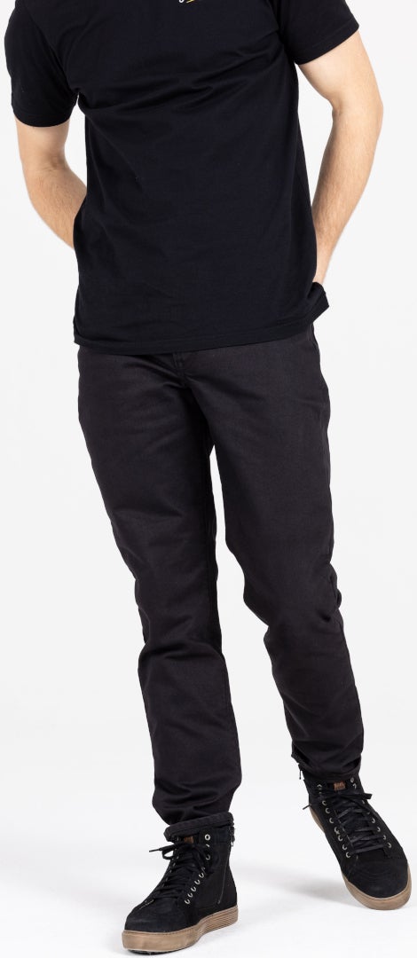 John Doe Classic Tapered Motorcykel Jeans Sort 34/32 Figur 14