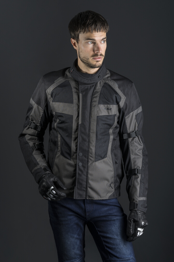 LS2 Scout waterproof Motorcycle Textile Jacket black/dark grey 4XL Figure 6