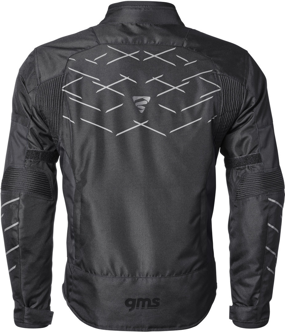GMS Kasai waterproof Motorcycle Textile Jacket black 5XL Figure 3