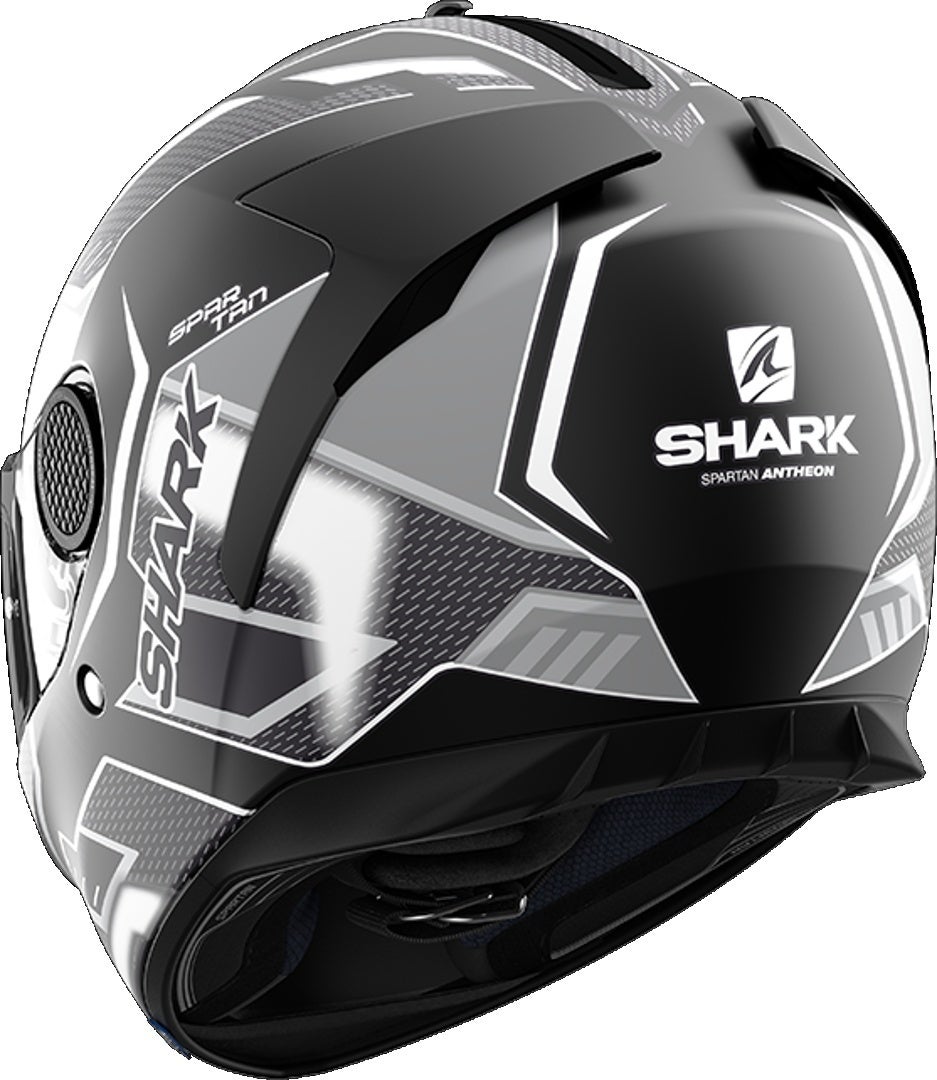 Shark Spartan Antheon Přilba černá matná/bílá M (57/58) Obrázek 3