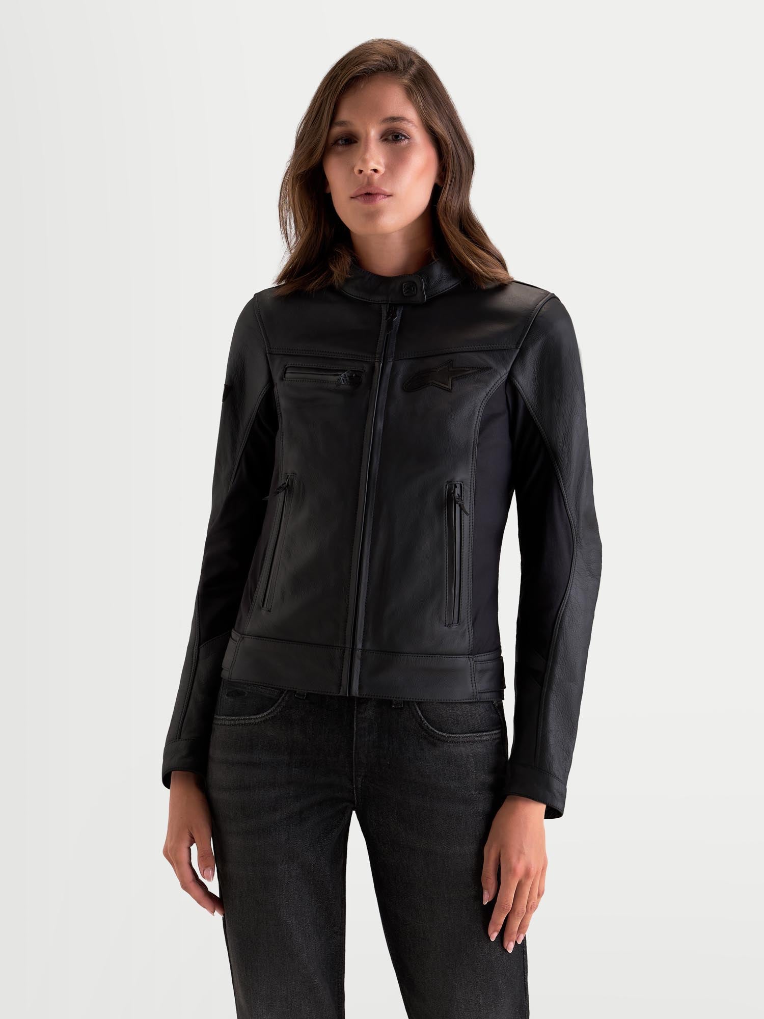 Alpinestars Stella Maver-X Ladies Motorcycle Leather Jacket M Figure 3