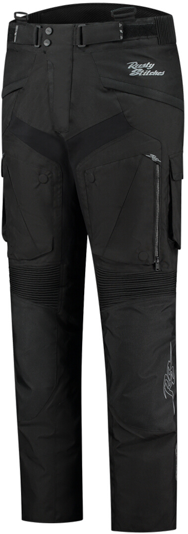Rusty Stitches Cliff Waterproof Motorcycle Textile Pants black M Figure 1