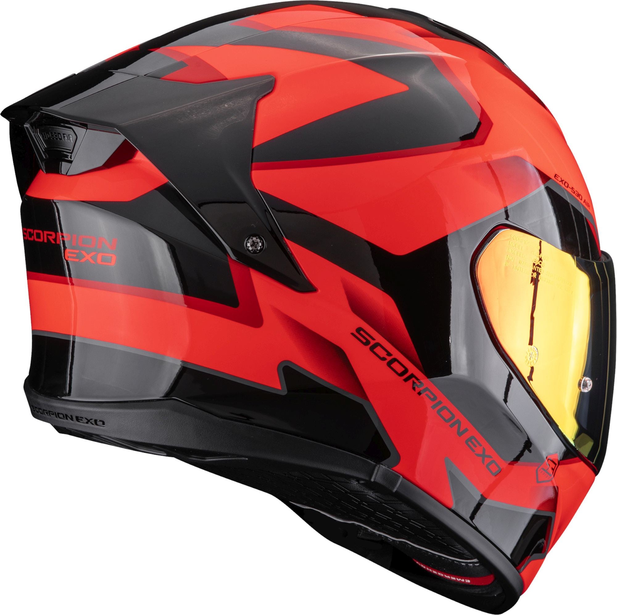 Scorpion Exo-530 Air Clip Helm rot/schwarz L (59/60) Abbildung 3
