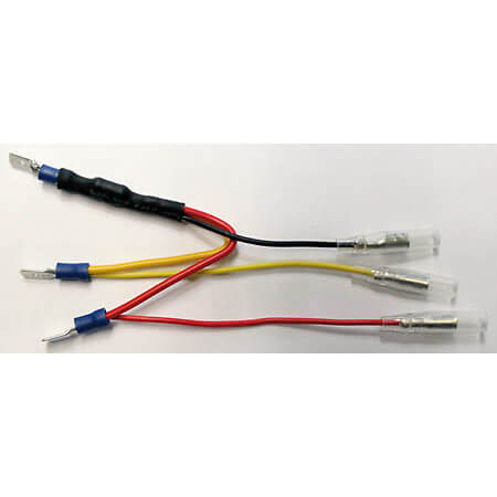 SHIN YO Widerstand mit Adapterkabel für LED-Rücklichter, 6,3 mm Flachstecker Figura 1 SHIN YO Widerstand mit Adapterkabel für LED-Rücklichter, 6,3 mm Flachstecker Figura 1