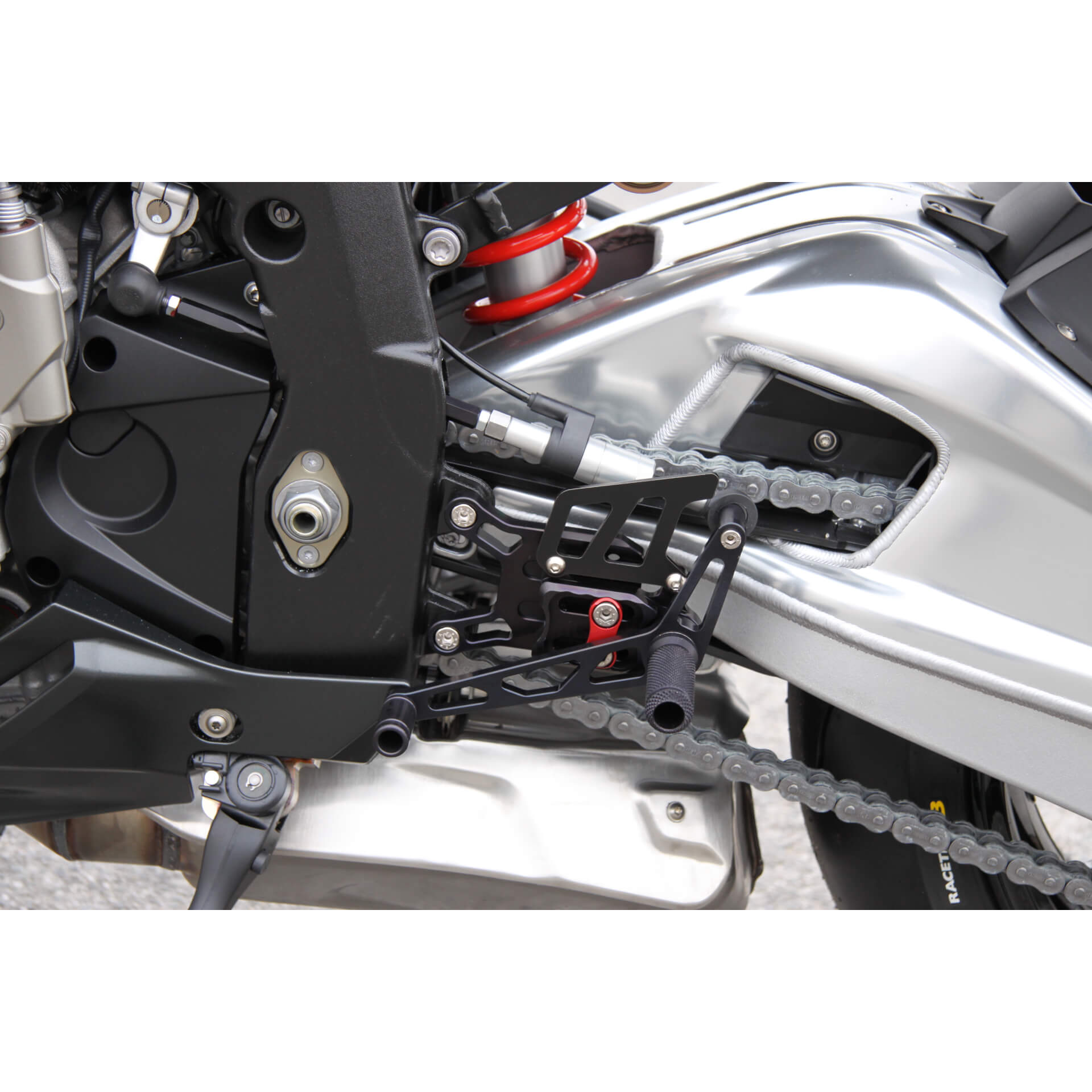 LSL Ersatzteil 2-Slide Fußrastenanlage 118B040, BMW S 1000 RR 09- Växlande sida Figur 2