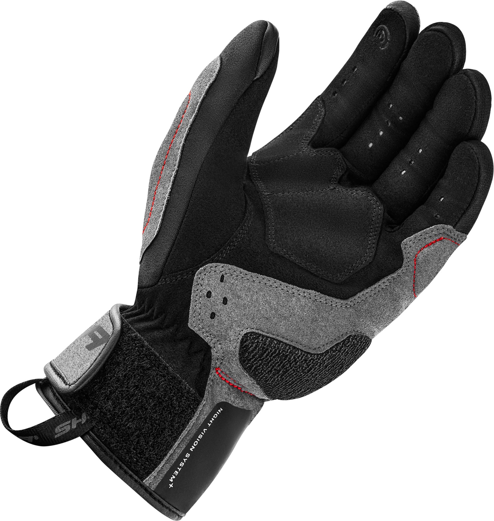 SHIMA Stream Vent Motorcykelhandsker sort/rød L Figur 3