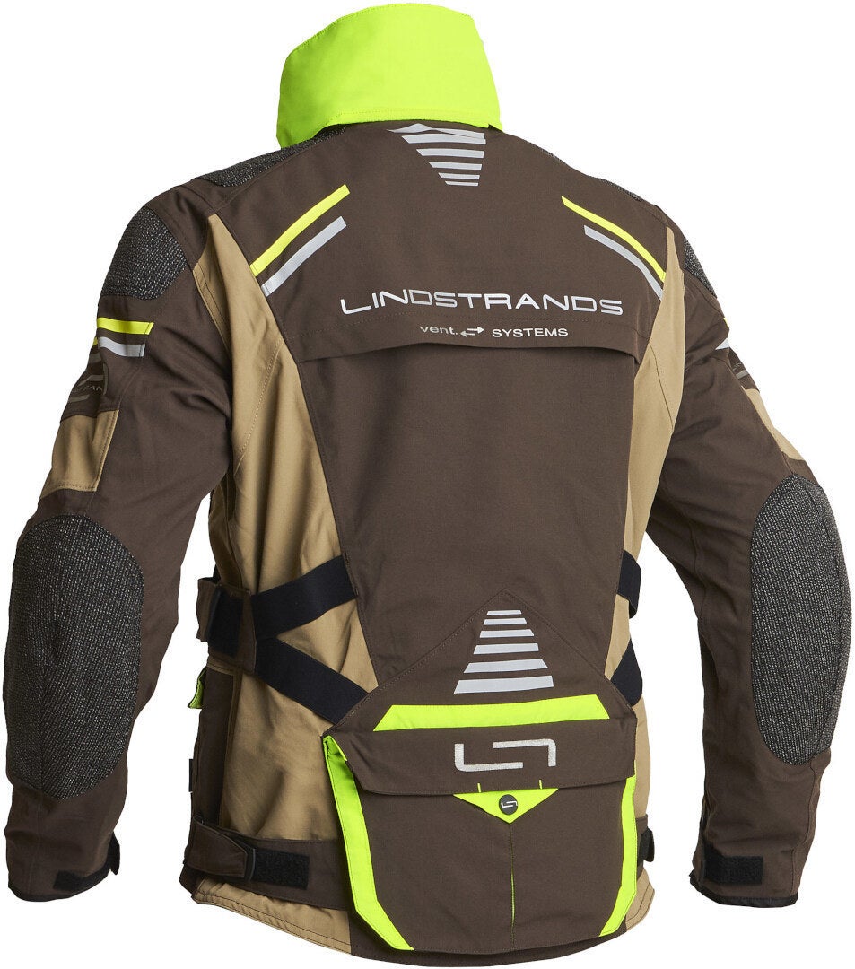 Lindstrands Sunne waterproof Motorcycle Textile Jacket brown/sand 54 Figure 4