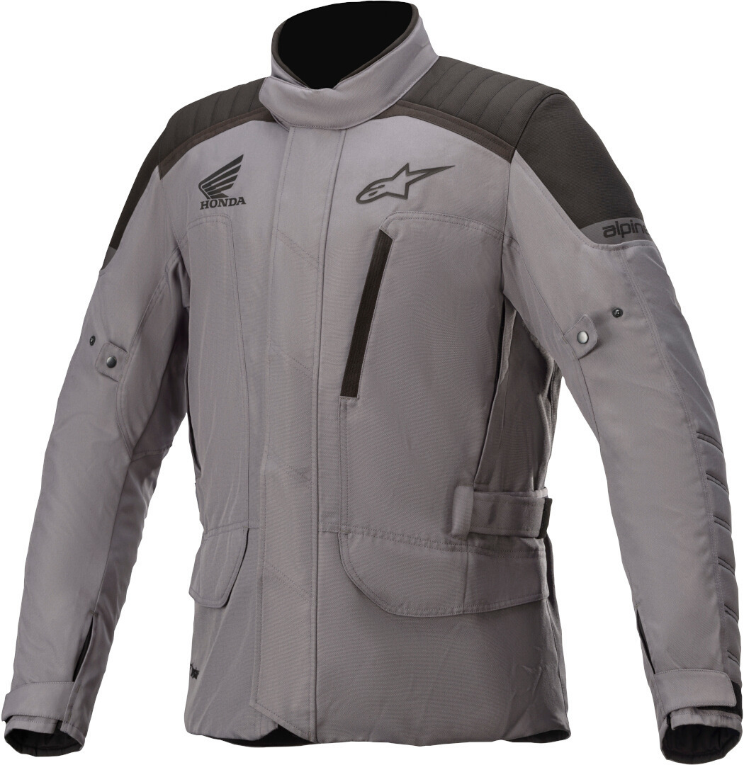 Alpinestars Honda Gravity Drystar Motorcycle Textile Jacket grey/black M Figure 1