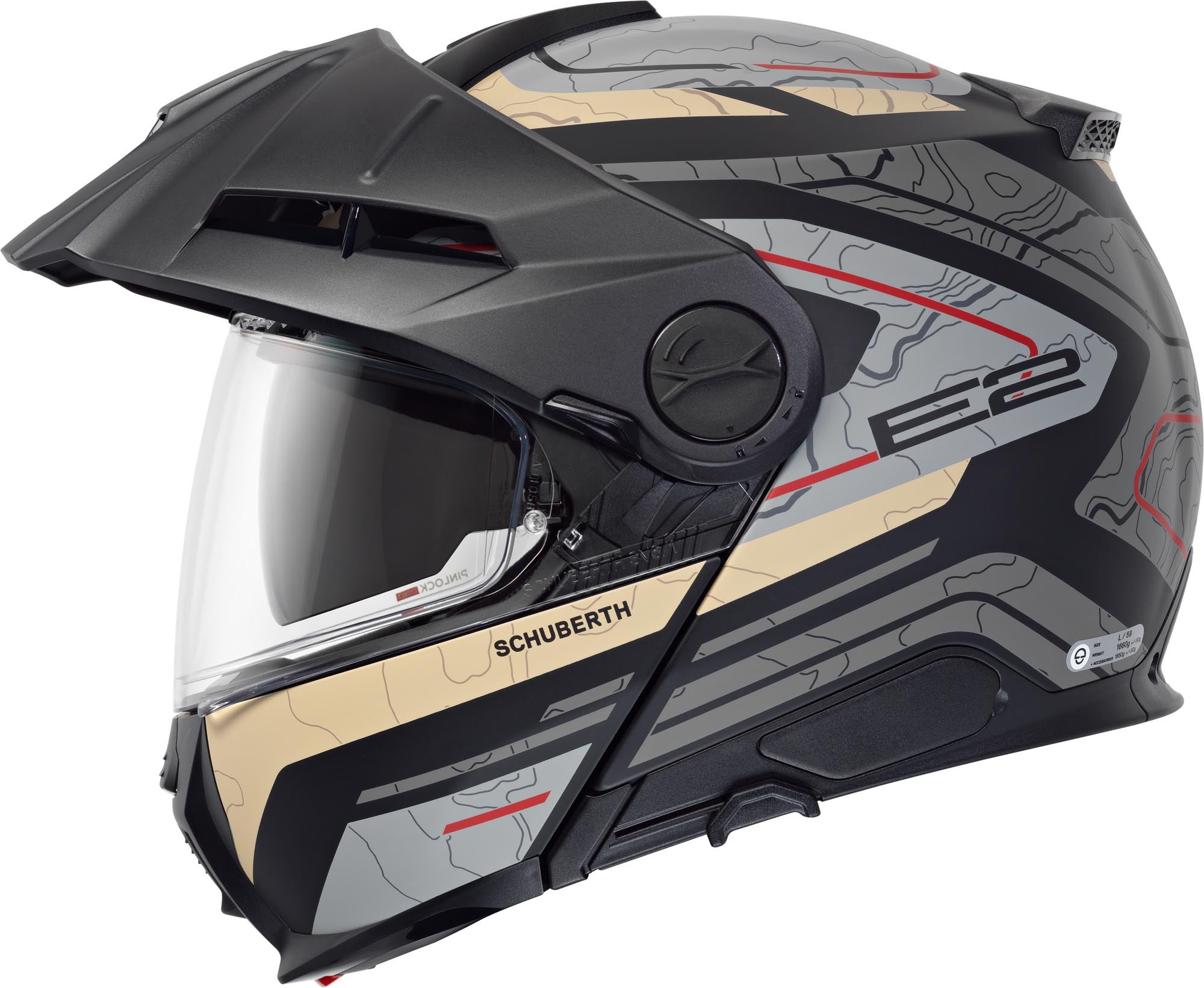 Schuberth E2 Expedition Čelada siva L (59) Slika 3