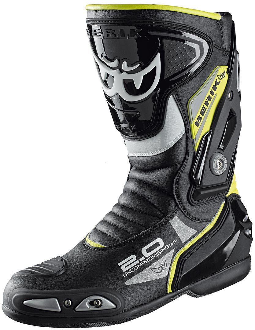 Berik Shaft 2.0 Motorcycle Boots black/yellow 45 Figure 2