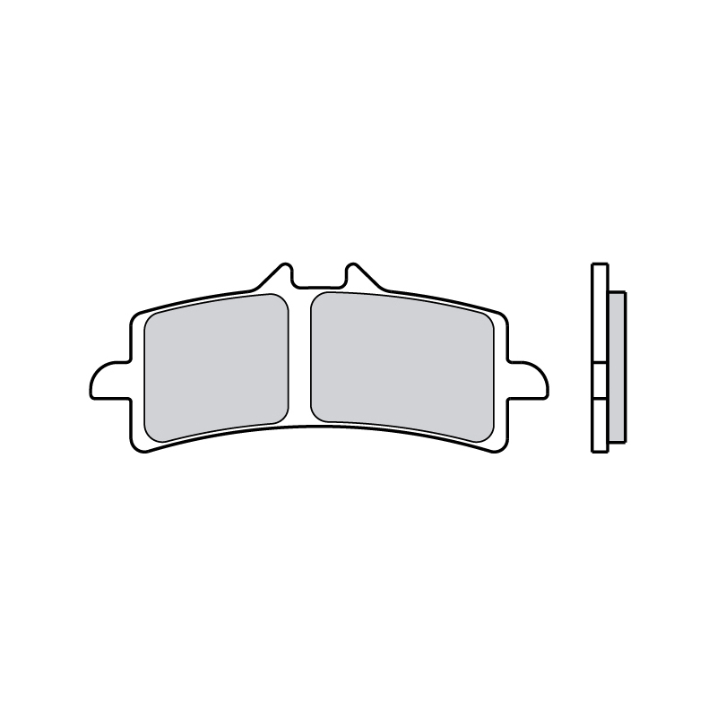Brembo S.p.A. Sintrade bromsbelägg i metall/sportbromsbelägg - 07BB37SR Figur 3