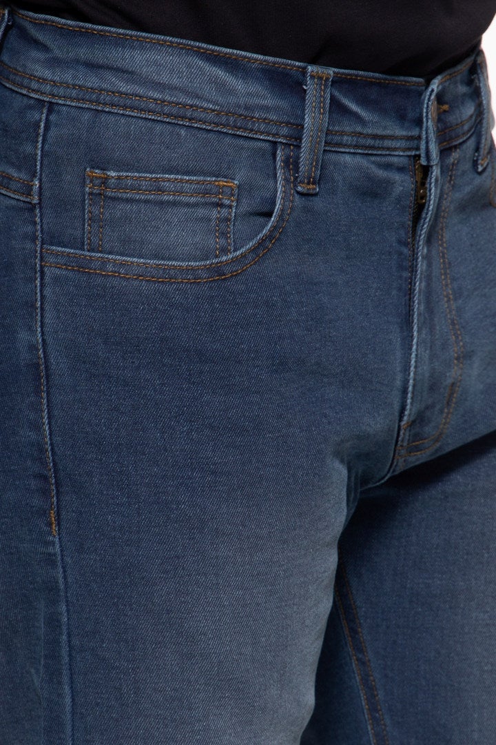 King Kerosin Kustombuilt Blue Motorcycle Textile Pants Long 40 Figure 3