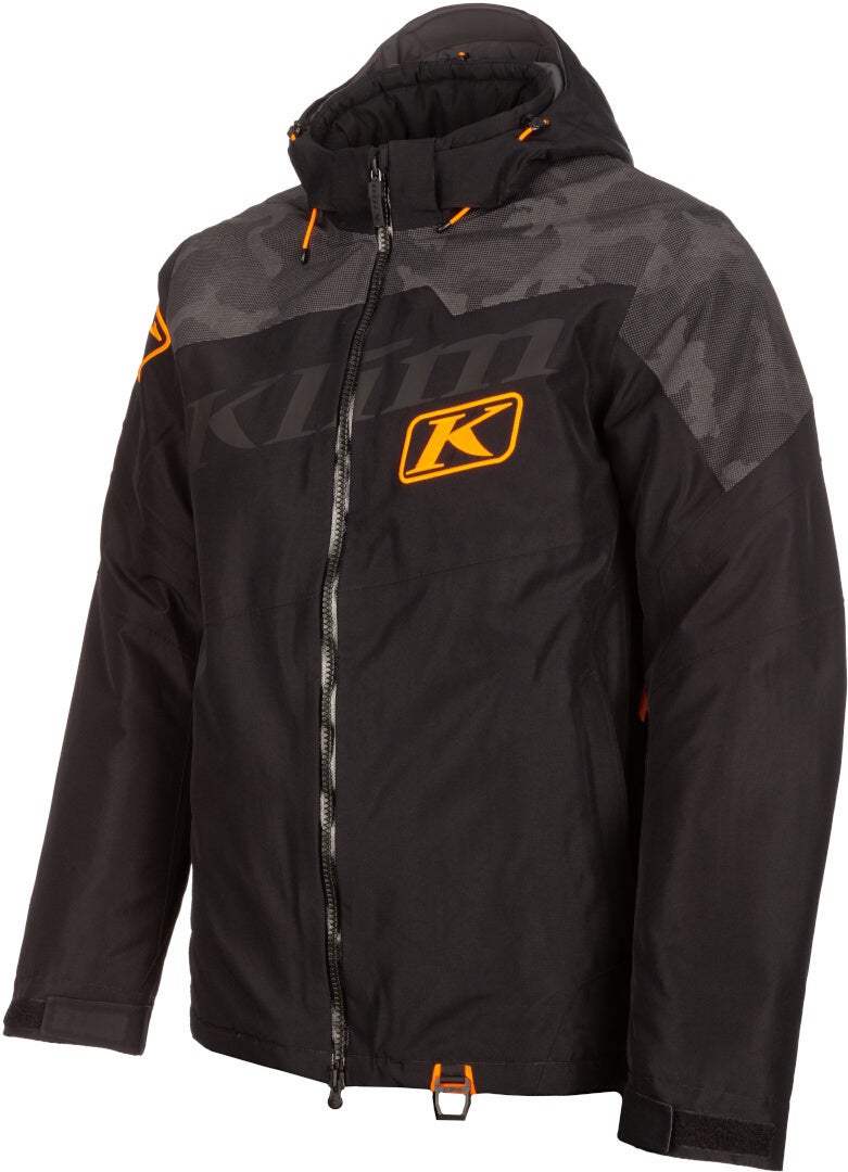 Klim Instinct 2022 Snowmobile Jacket black/grey/orange XXL Figure 1