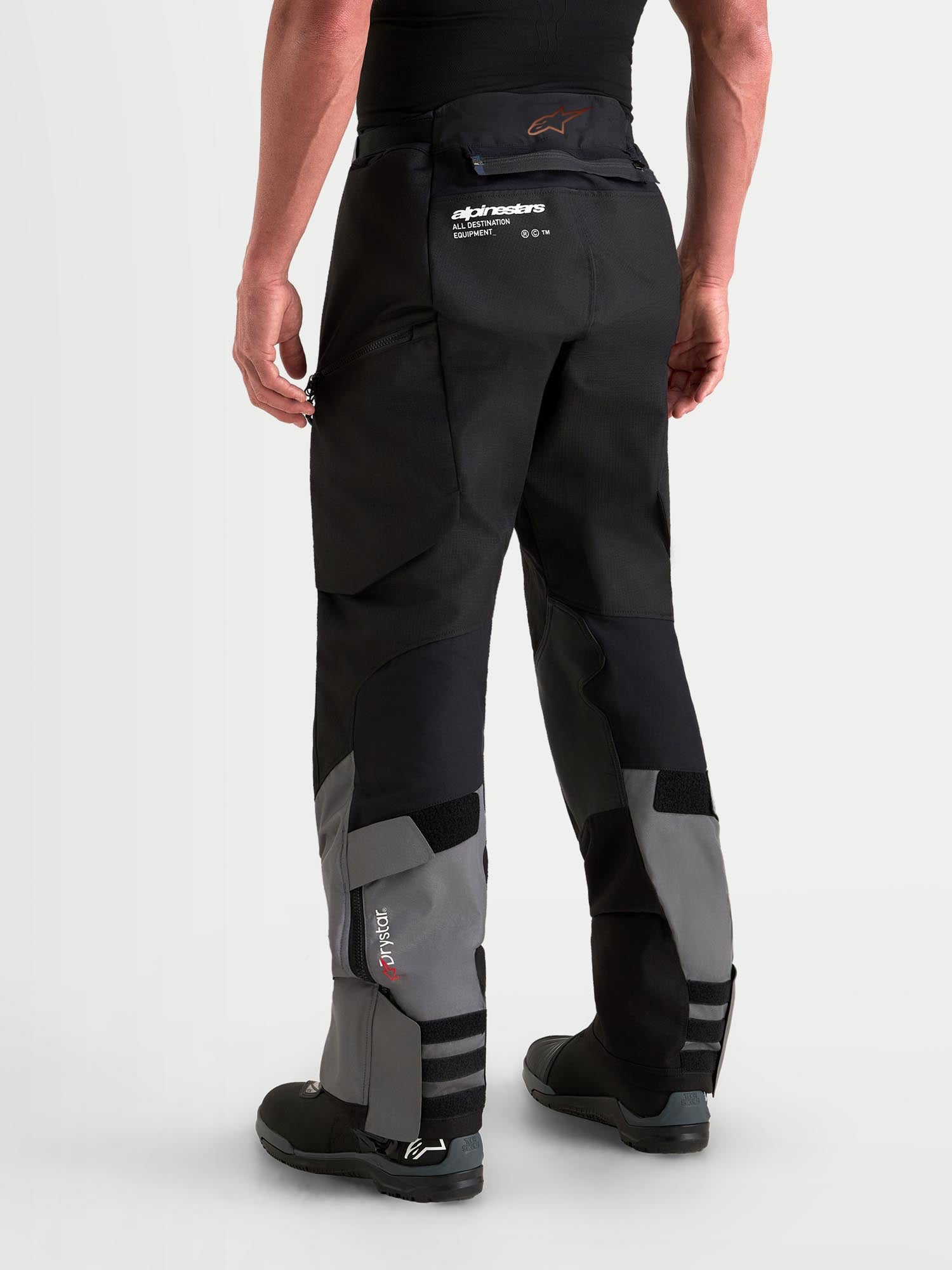 Alpinestars Harok V2 Drystar wasserdichte Motorrad Textilhose grau/schwarz 3XL Abbildung 5