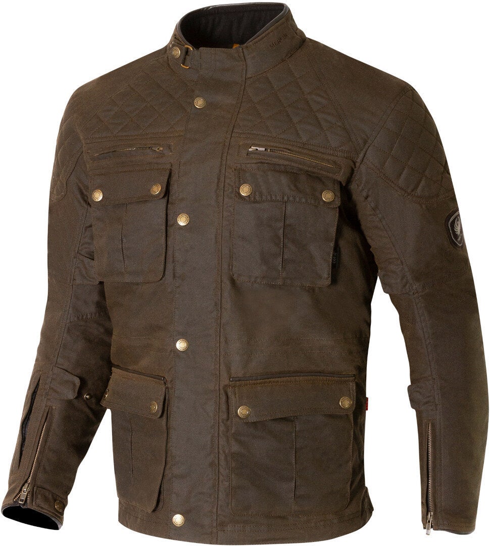 Merlin Edale II Motorcycle Textile Jacket brown 4XL Figure 1
