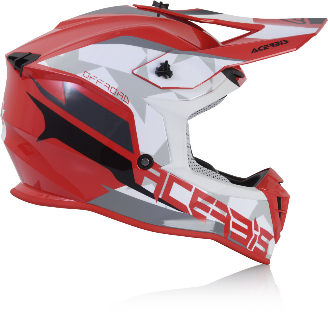 Acerbis Linear Motorcross helm rood/wit Verlies (59/60) Figuur 5