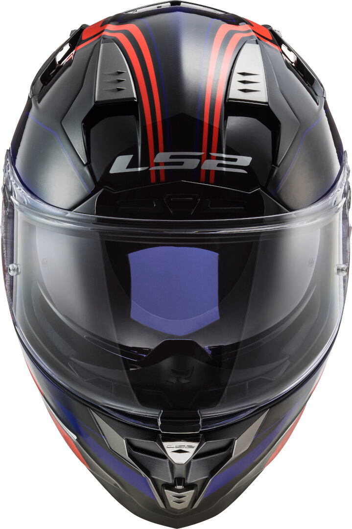 LS2 FF327 Challenger Propeller Helmet black/red/blue L (59/60) Figure 2