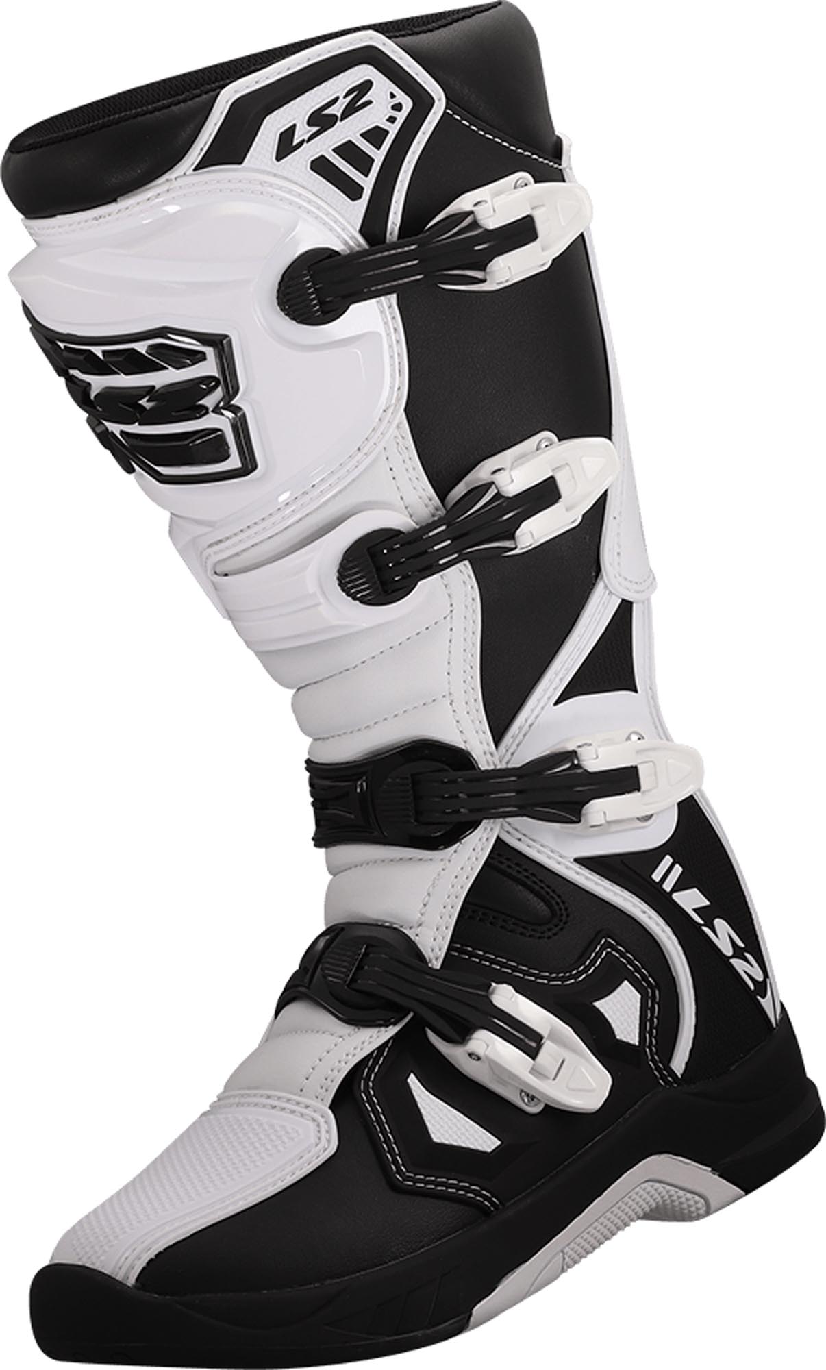 LS2 Raptor Motocross Boots black/white 46 Figure 1