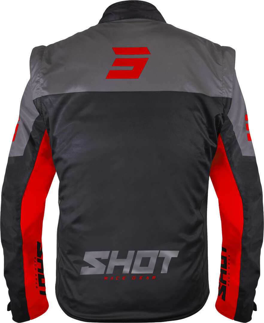 Shot Softshell Lite Motocross Jacket black/red M Figure 2
