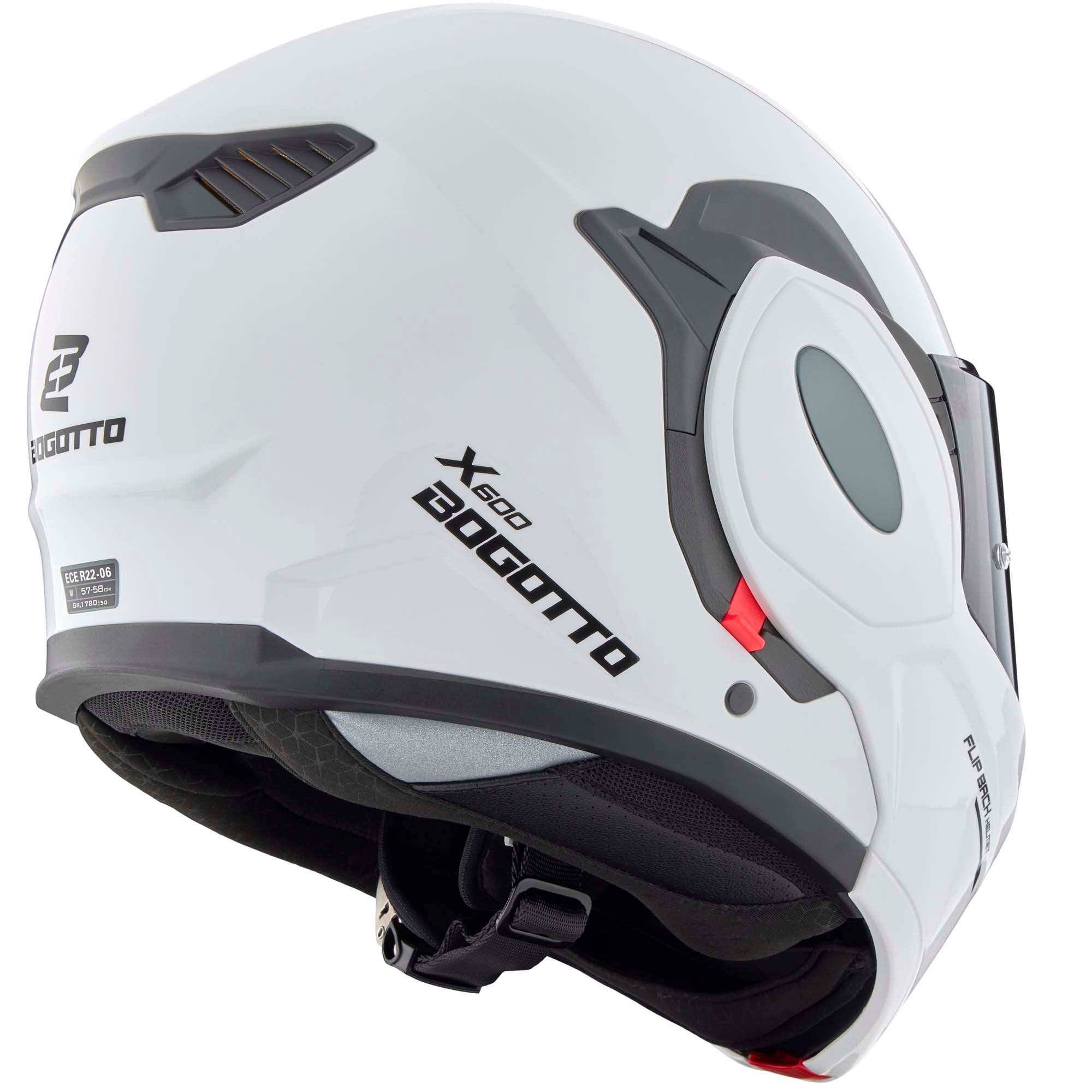Bogotto FS-X600 Casque Blanc S (55/56) Figure 4