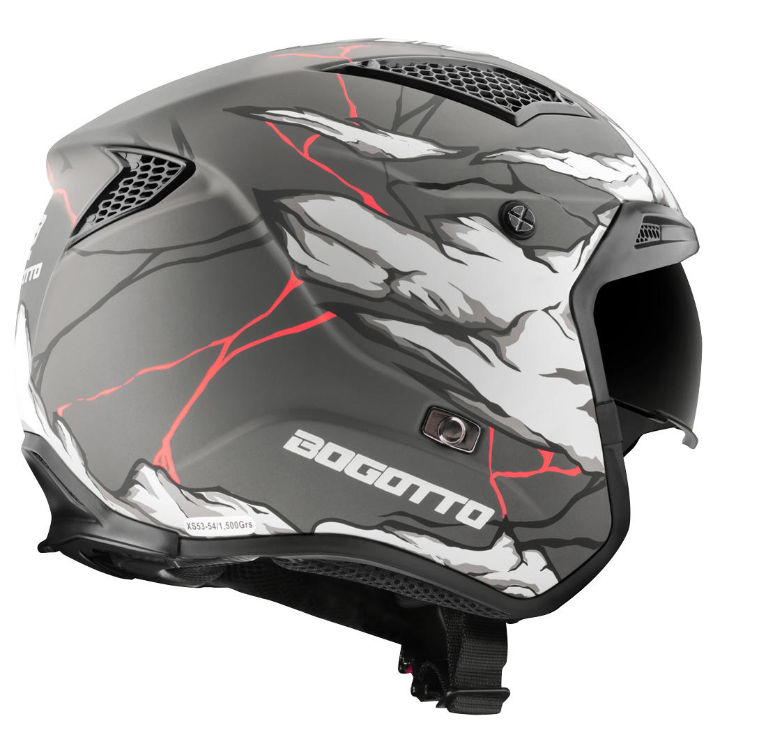 Bogotto Radic Skulash Cască gri/negru M Figura 20