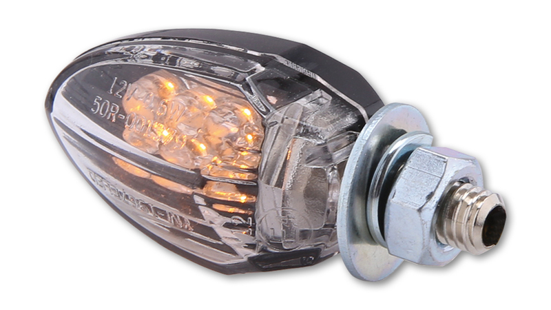 HIGHSIDER Smart Drop LED-indikator Hus Svart / Objektiv Klar (Par), Fram och Bak Figur 5