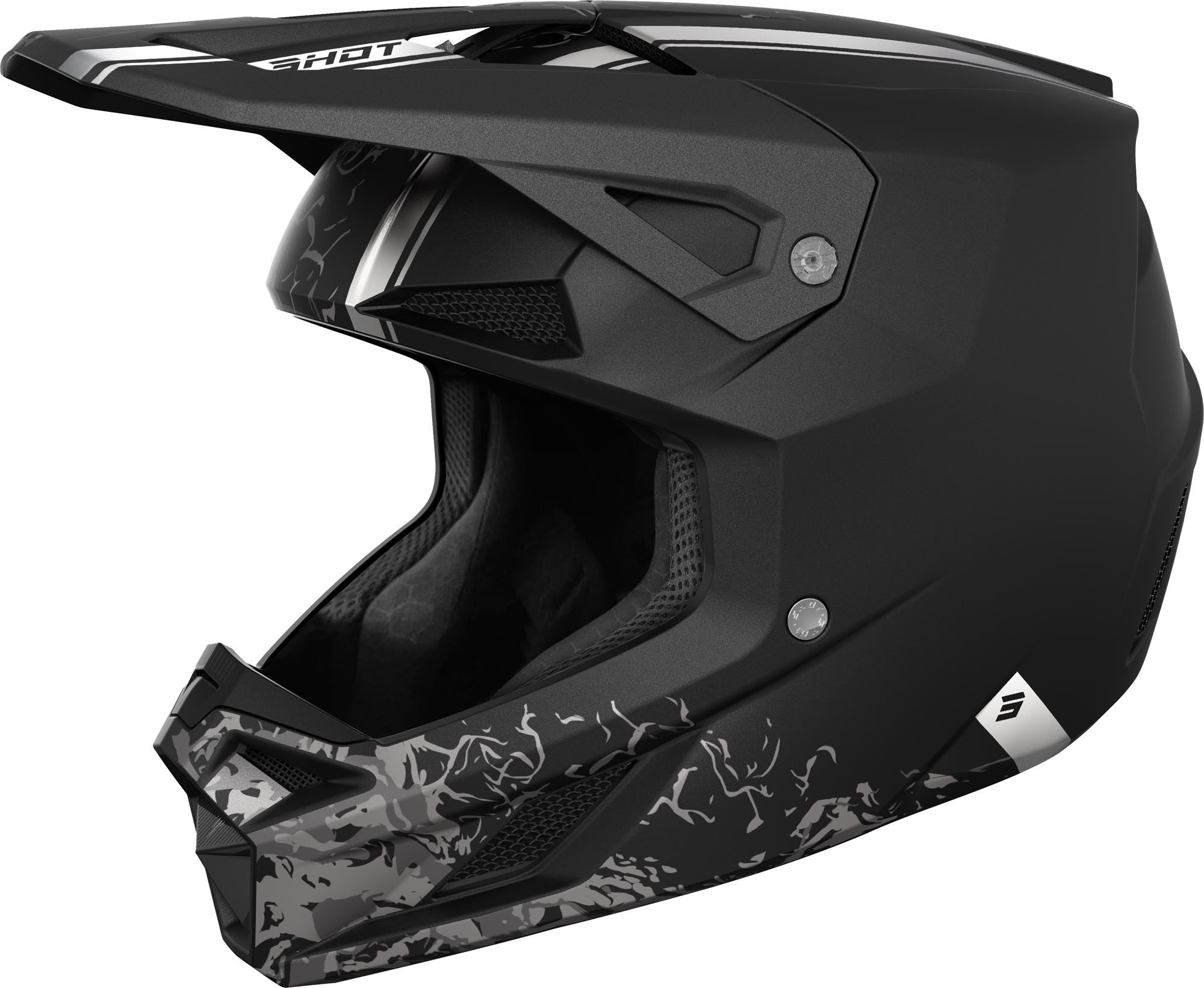 Shot Speed Battle Mips Motocross Helm schwarz matt S (55/56) Abbildung 1