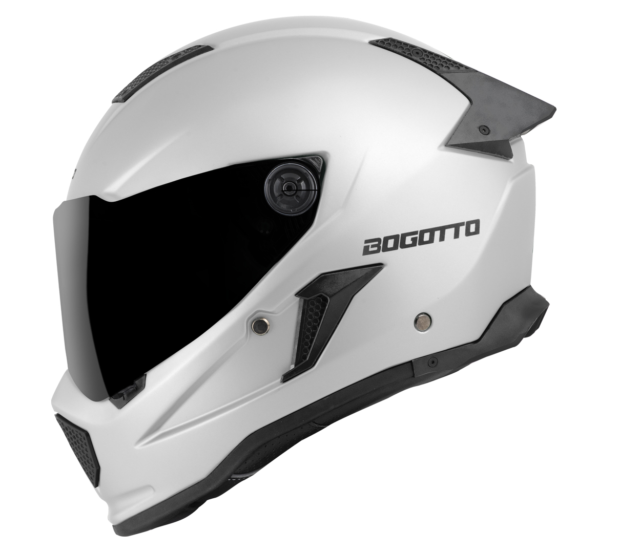Bogotto Rapto Hjälm White Matt XS Figur 3