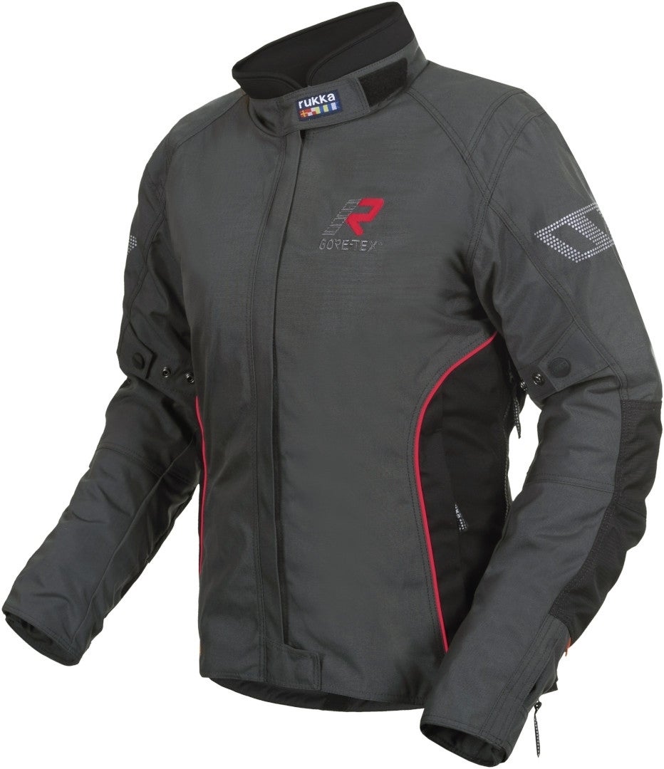 Rukka Hermia Gore-Tex Ladies Motorcycle Textile Jacket black/red 46 Figure 1