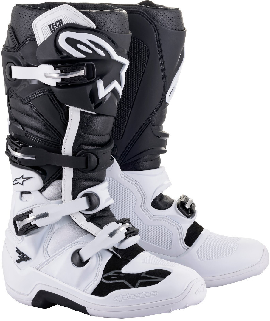 Alpinestars Tech 7 Motocross Boots white/black 13 (48) Figure 1