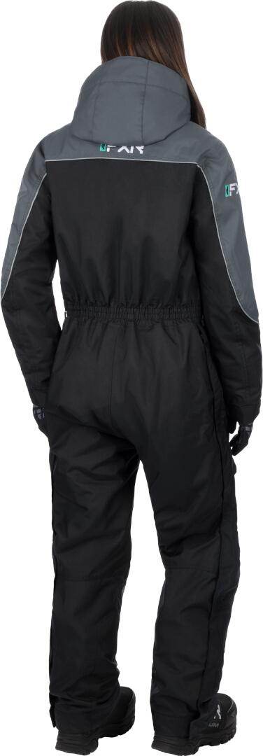 FXR Excursion Damer ett stycke snöskoter kostym svart/grå/grön 8 Figur 2