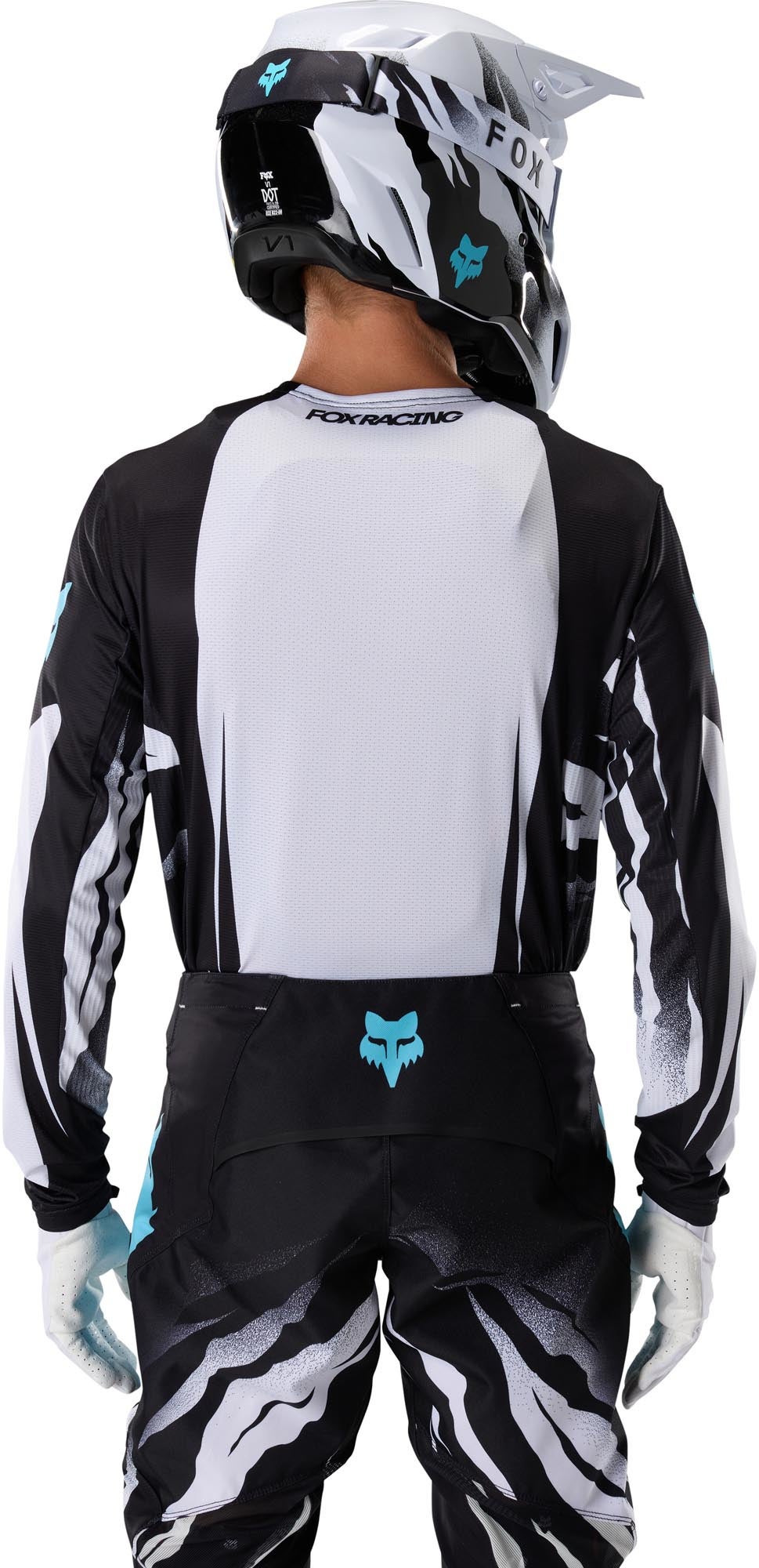 FOX 360 Clutch Motocross-trøye hvit/svart M Figur 4