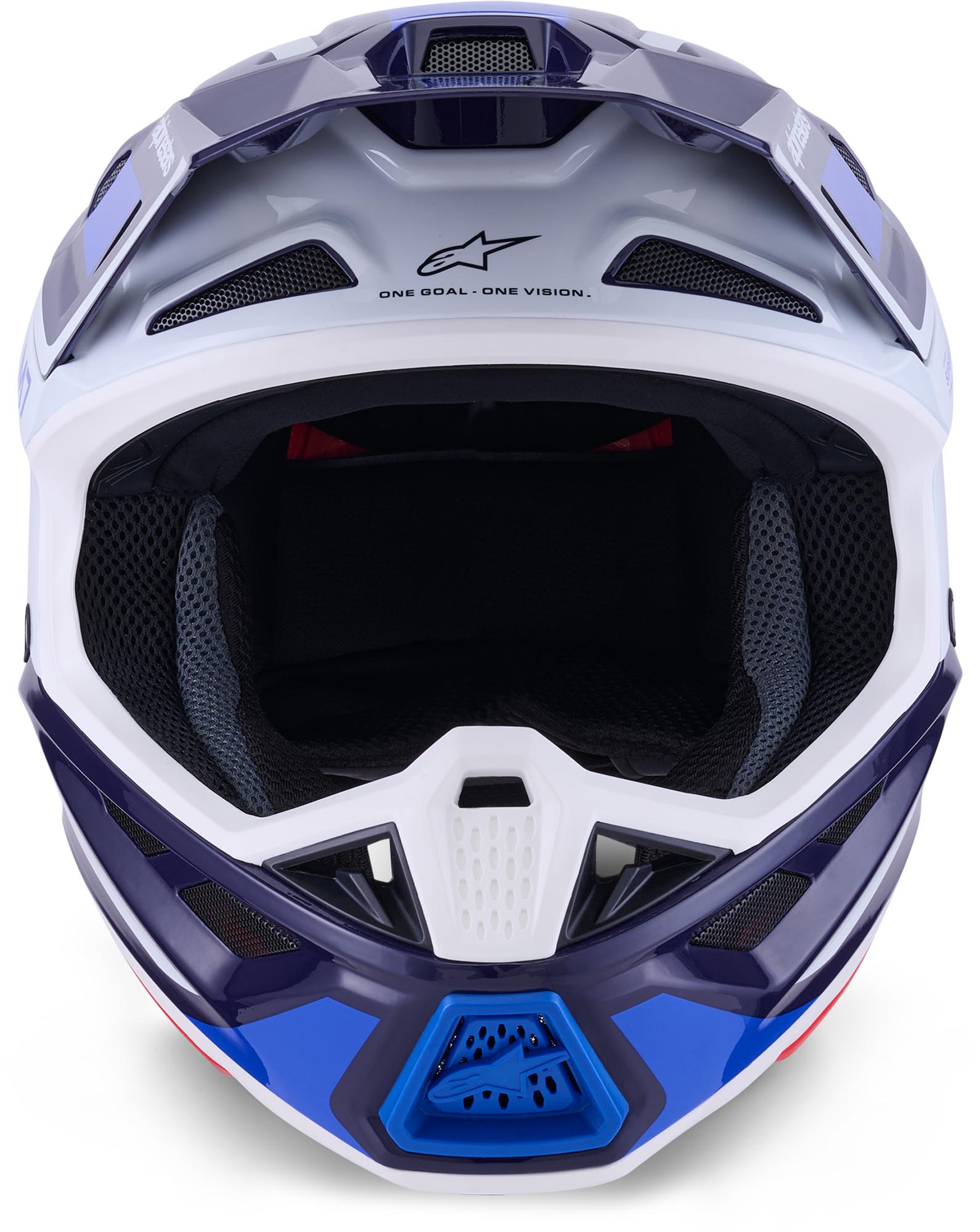 Alpinestars S-M7 Rise Cască de motocross Albastru/Alb XS (53/54) Figura 2