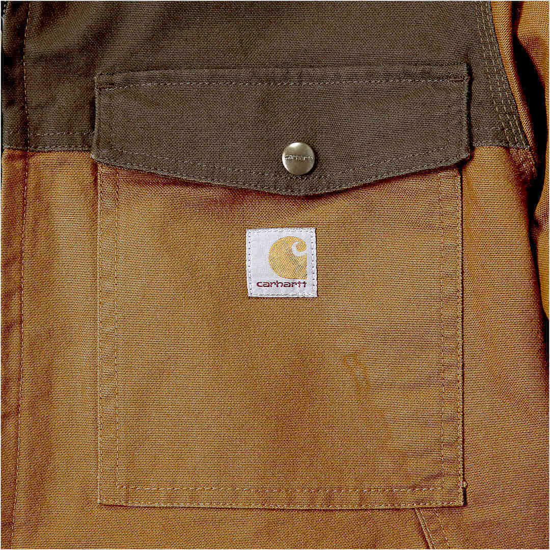 Carhartt Montana Rugged Flex Relaxed Fit Duck Insulated Jacket brown L Figure 5