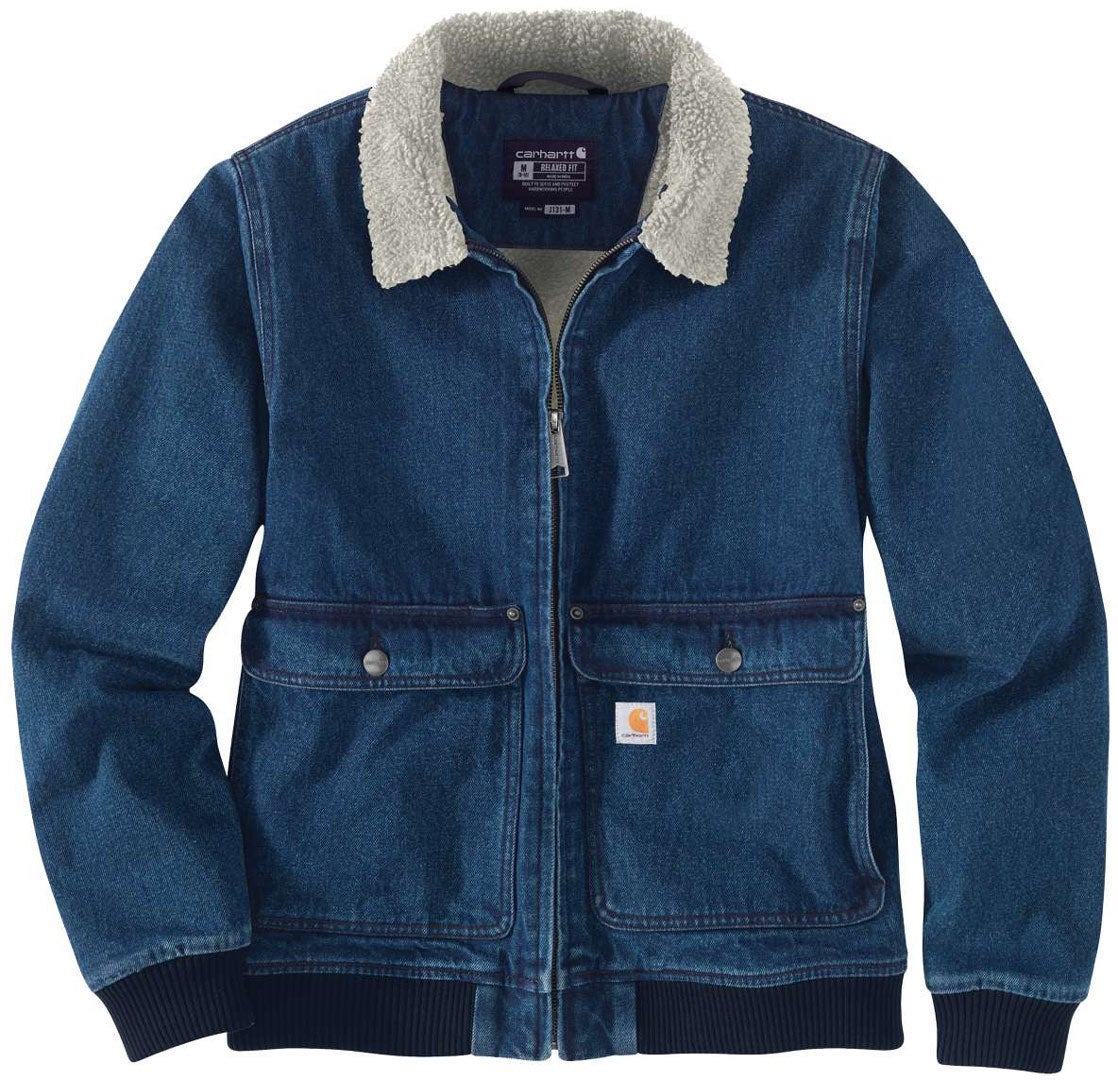 Carhartt Relaxed Fit Denim Sherpa Giacca da donna L Figura 1