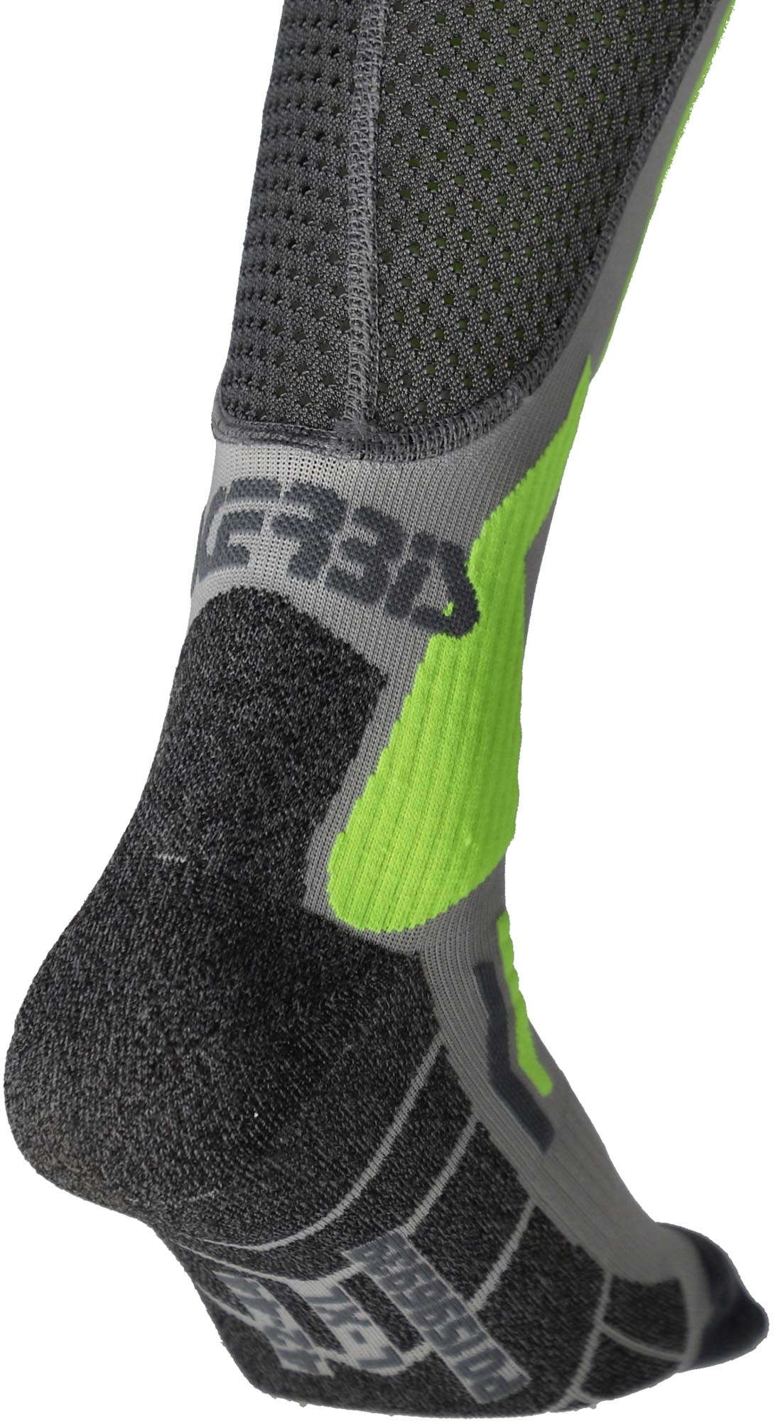 Acerbis X-Leg Vented Pro Motocross knästrumpor grå/gul S/M Figur 6