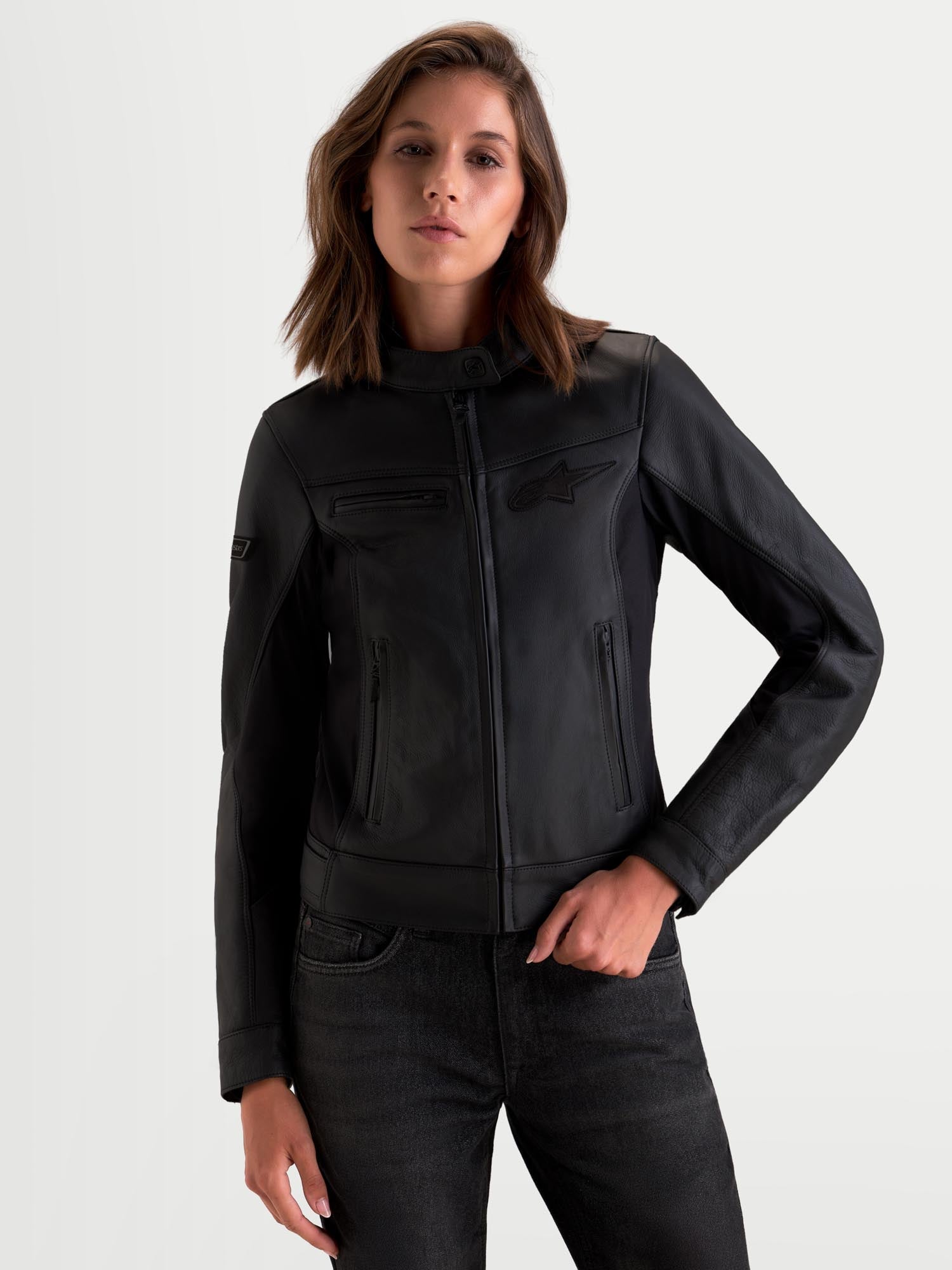 Alpinestars Stella Maver-X Ladies Motorcycle Leather Jacket M Figure 4