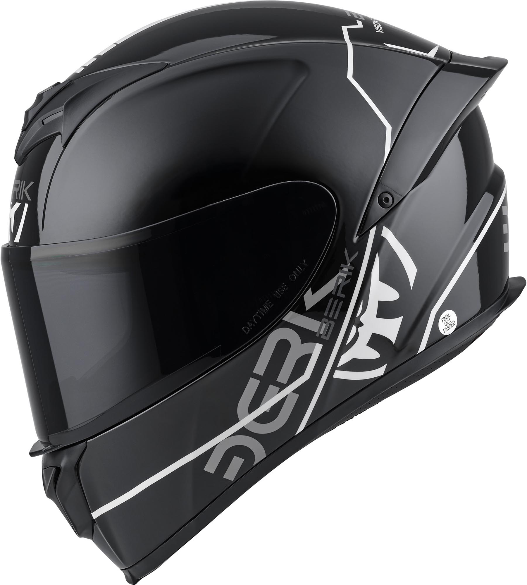Berik FF867 Taruna Casco Blanco/negro/gris L Figura 2