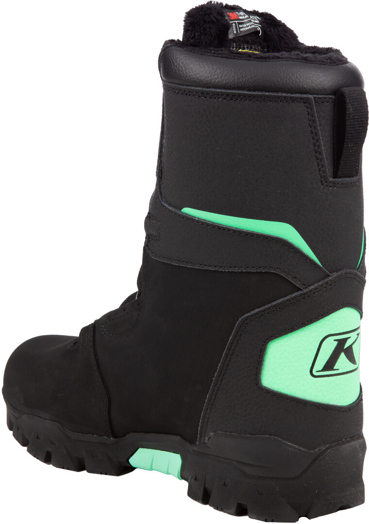Klim Aurora GTX BOA 2023 Cizme pentru snowmobile pentru doamne Negru/Verde 7 Figura 6