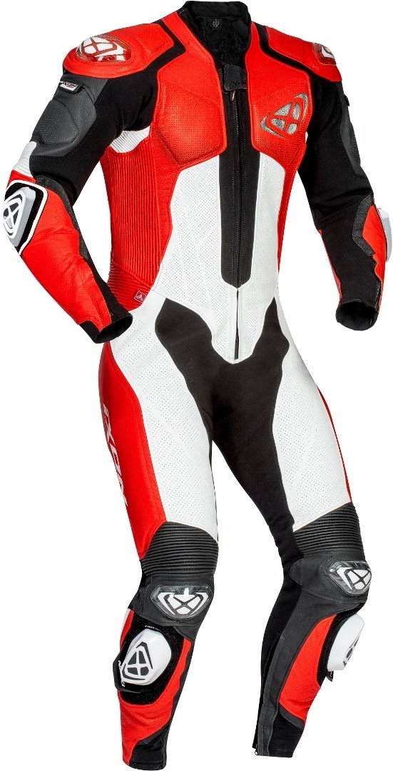 Ixon Vendetta Evo One Piece Motorcycle Leather Suit black/red/white M Figure 1