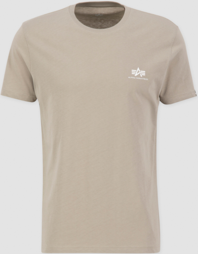 Alpha Industries Basic T Small Logo T-shirt Areia M Figura 1