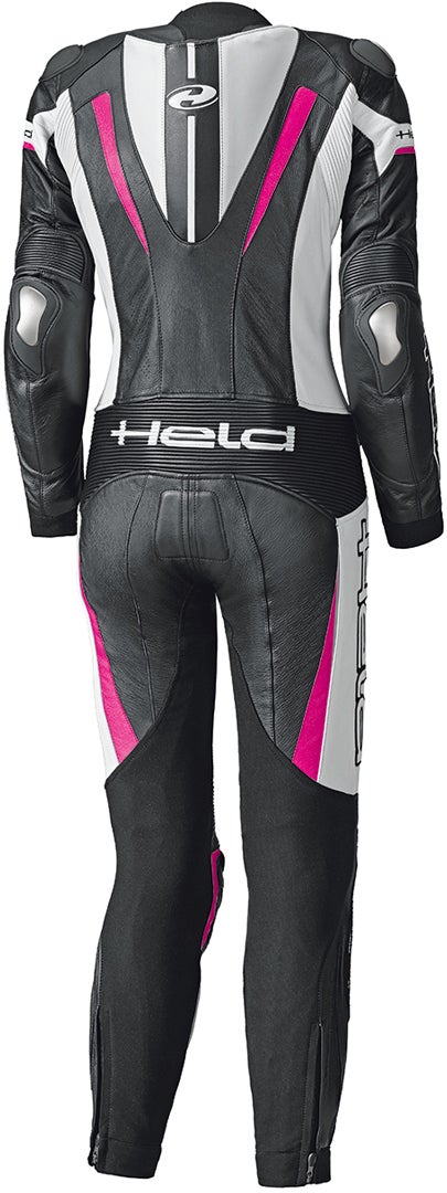 Held Ayana II Eendelig dames motorfiets lederen pak zwart/wit/roze 44 Figuur 2