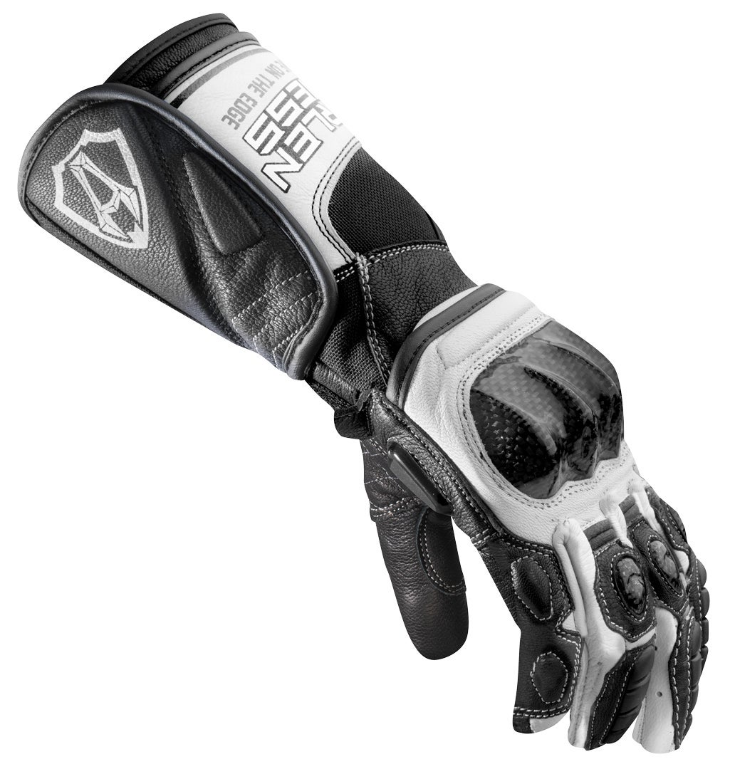Arlen Ness Mugello Motorcykelhandsker Sort/hvid L Figur 3
