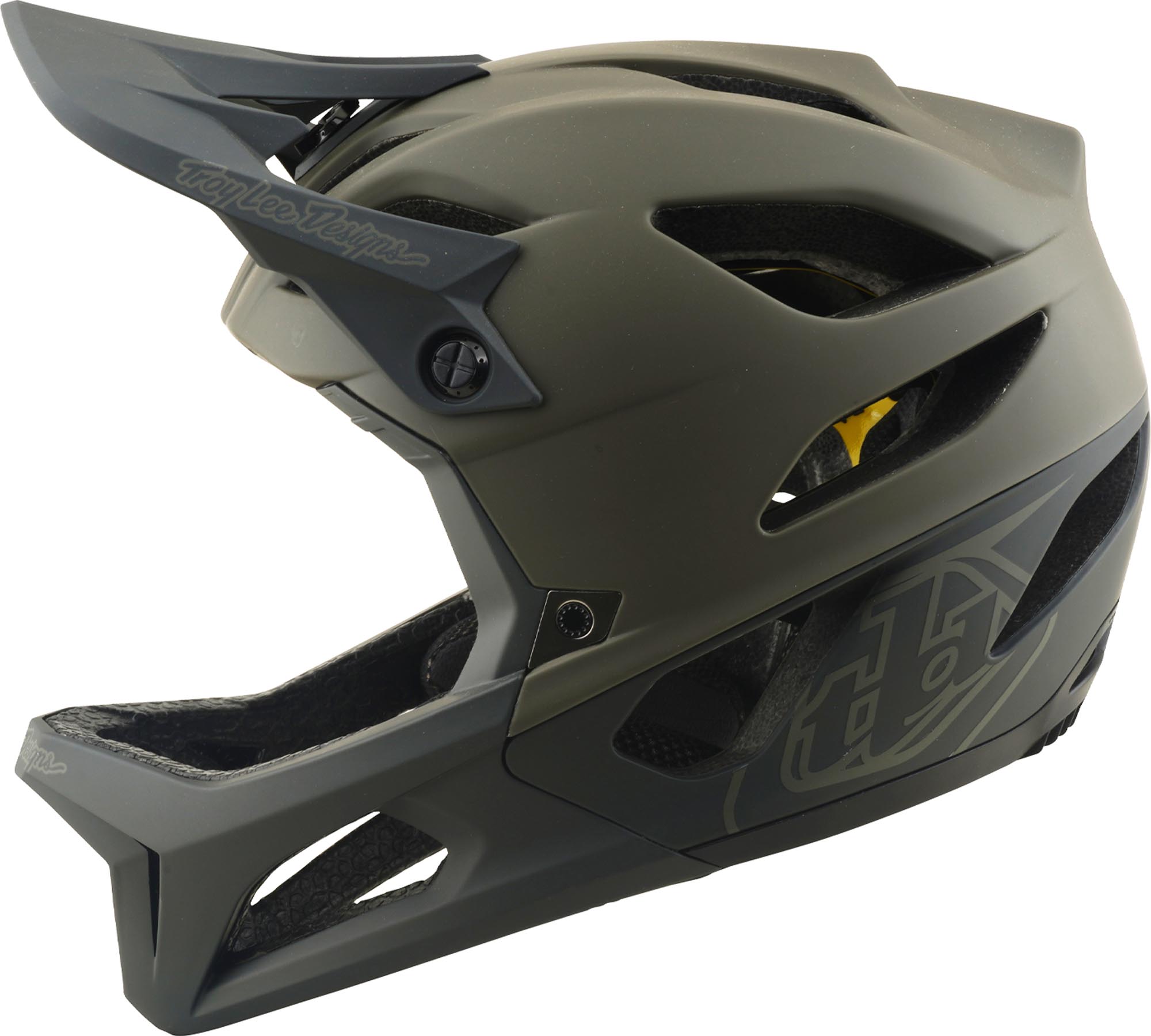 Troy Lee Designs Stage MIPS Drone Downhill Helm anthracite/green XS-S (54/56) Figure 7