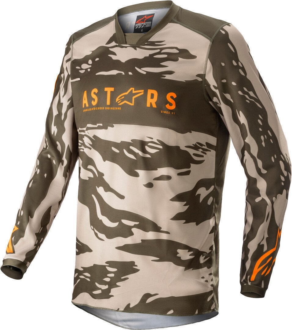 Alpinestars Racer Tactical Motocross Jersey Sand L Figure 1